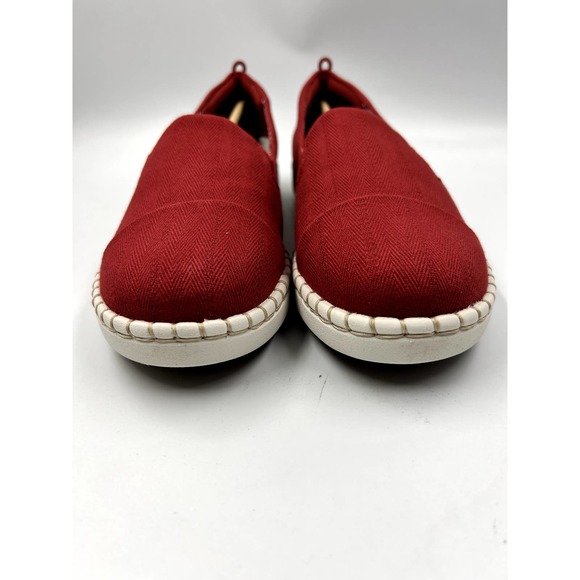 Cloudsteppers by Clarks Women's Size 9 Red Rouge Slip-on Sneaker Shoes NEW - Picture 4 of 6